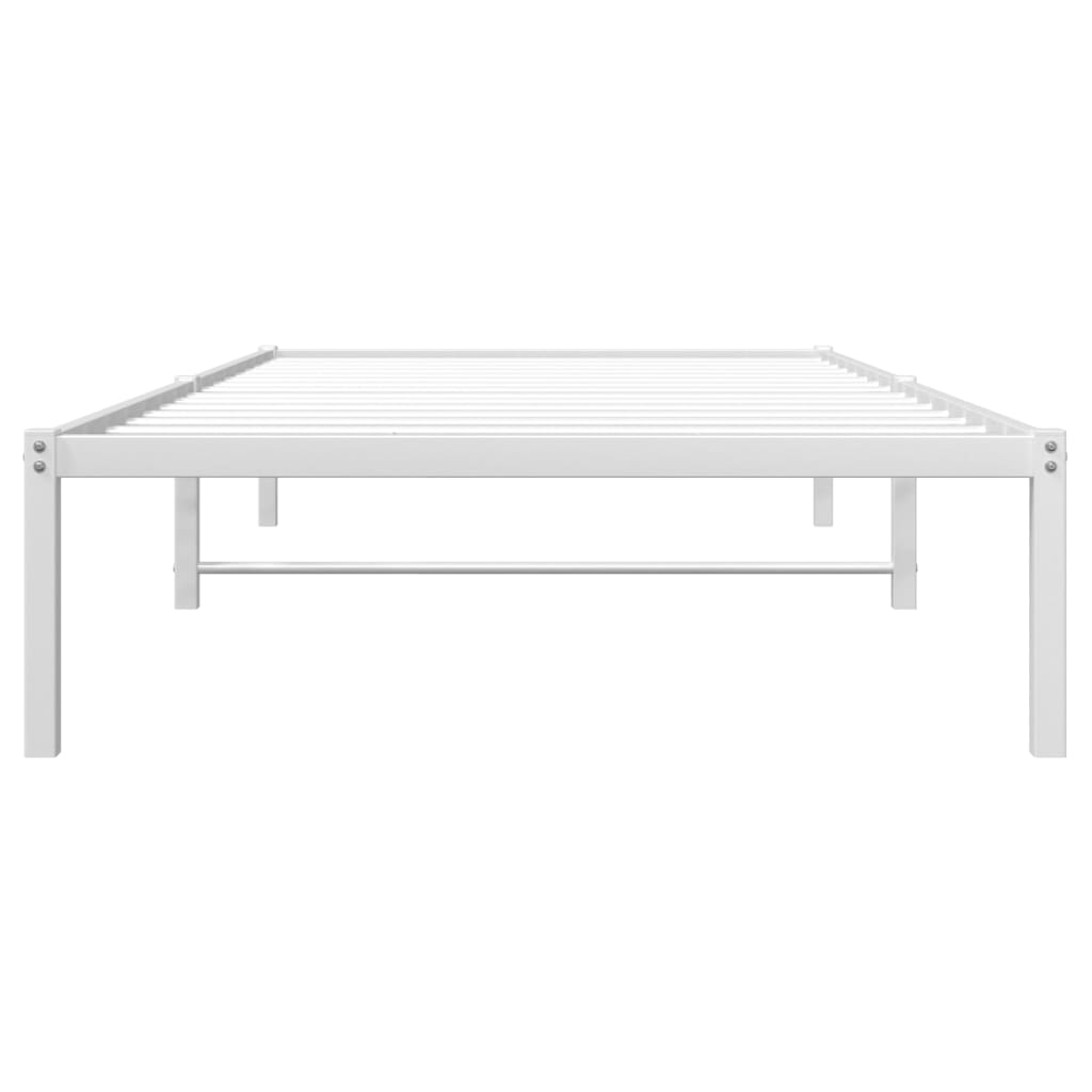 Metalni okvir za krevet bijeli 107x203 cm