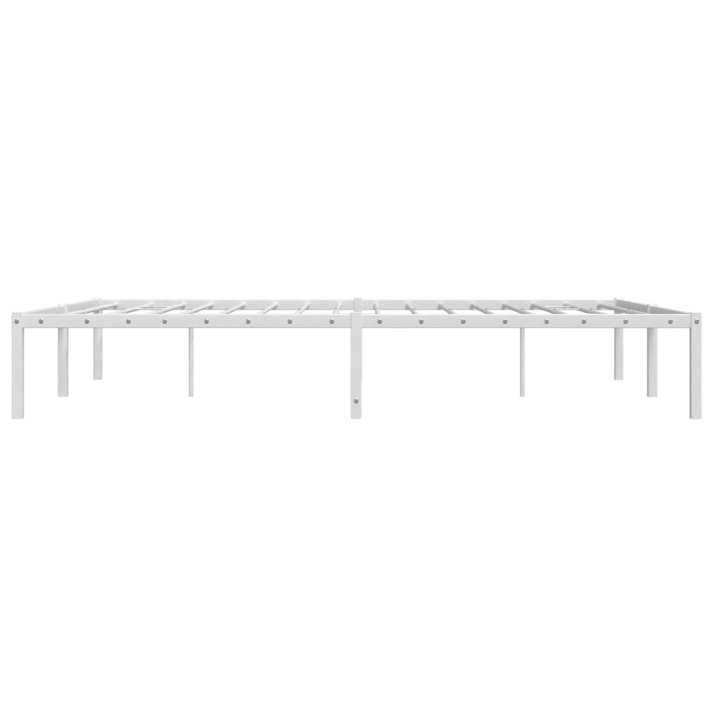 Metalni okvir za krevet bijeli 160x200 cm
