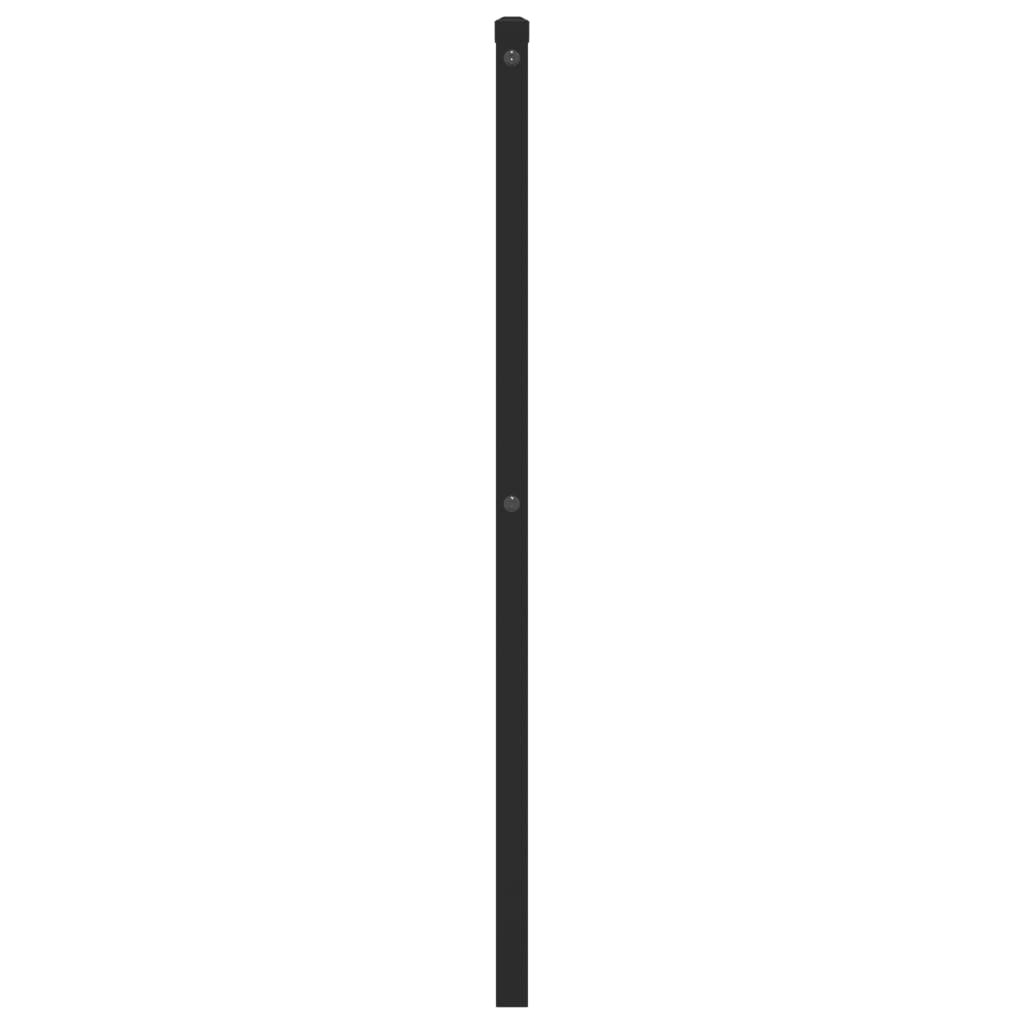 Metalno zamjensko uzglavlje crno 90 cm