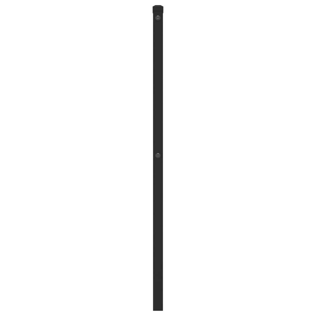 Metalno zamjensko uzglavlje crno 107 cm