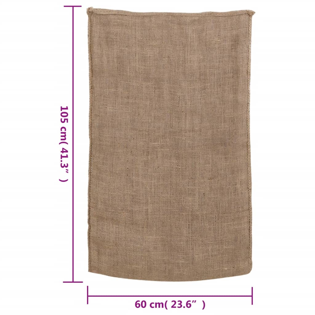 Jutene vreće 30 kom 60x105 cm 100 % juta 220 g/m²