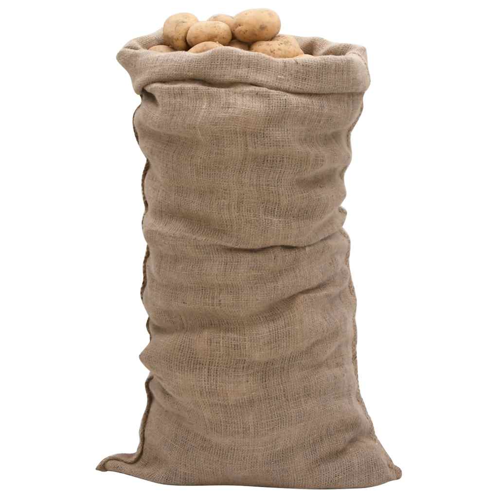 Jutene vreće 30 kom 65 x 135 cm 100 % juta 220 g/m²