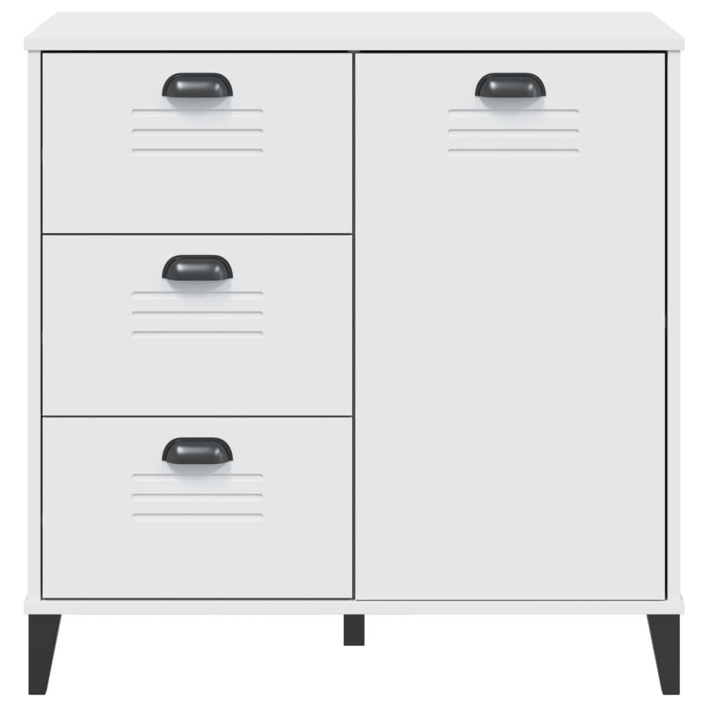 Komoda VIKEN bijela 80 x 40 x 80 cm od konstruiranog drva