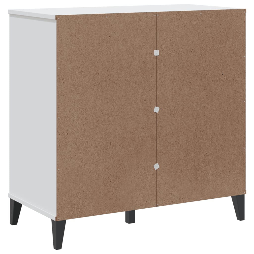 Komoda VIKEN bijela 80 x 40 x 80 cm od konstruiranog drva