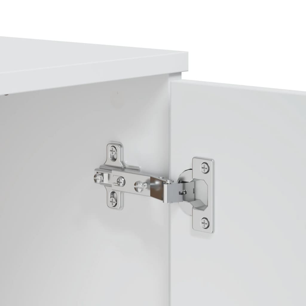 Komoda VIKEN bijela 80 x 40 x 80 cm od konstruiranog drva