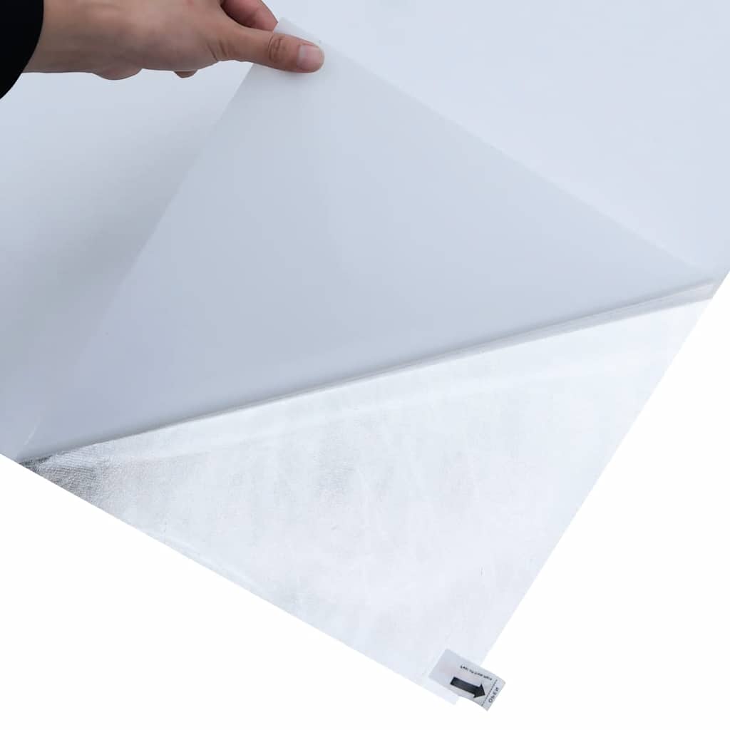 Prozorska folija statična matirana bijela PVC
