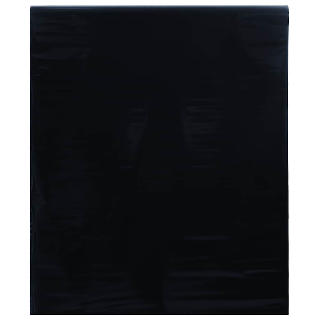 Prozorska folija statična matirana crna PVC 45 x 2000 cm