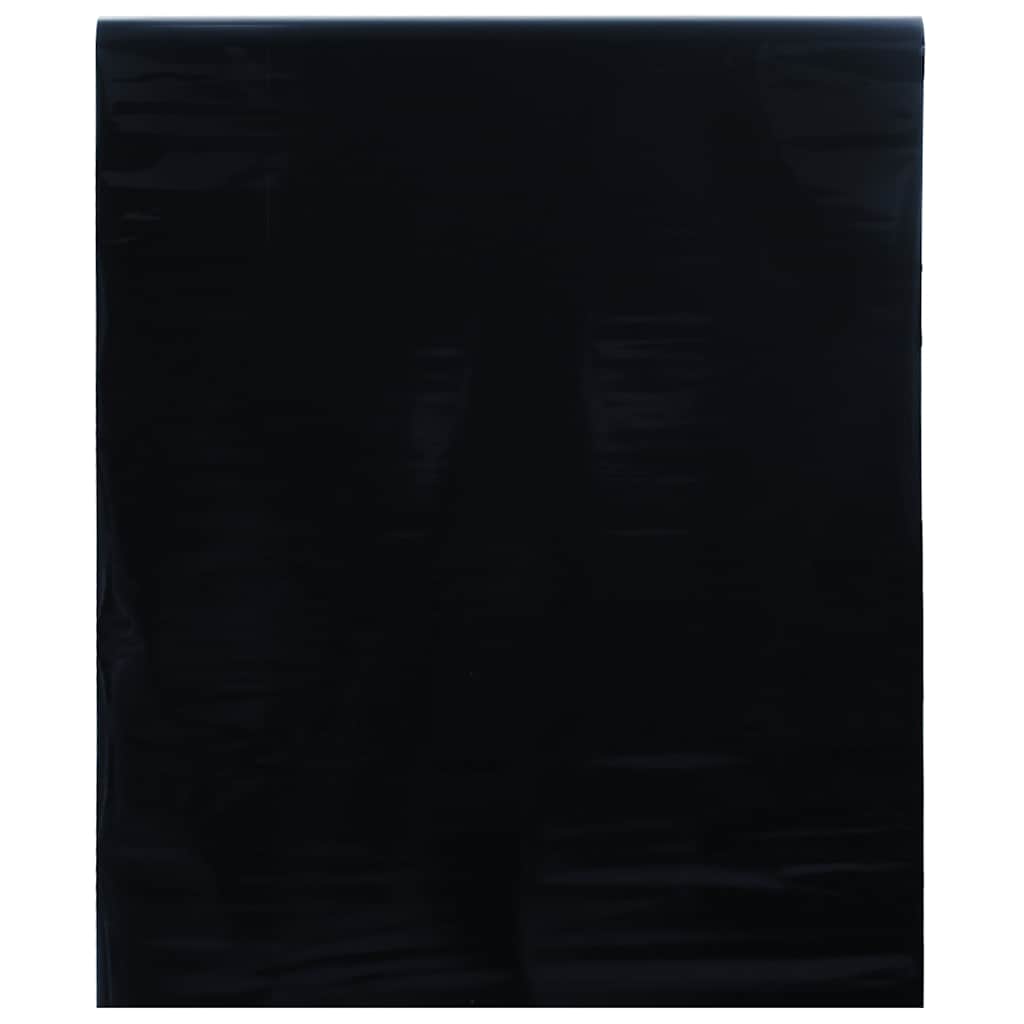 Prozorska folija statična matirana crna PVC 60x500 cm