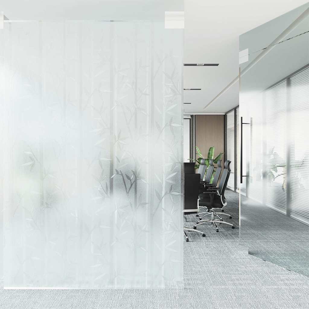 Prozorska folija matirana s uzorkom bambusa 60 x 500 cm PVC