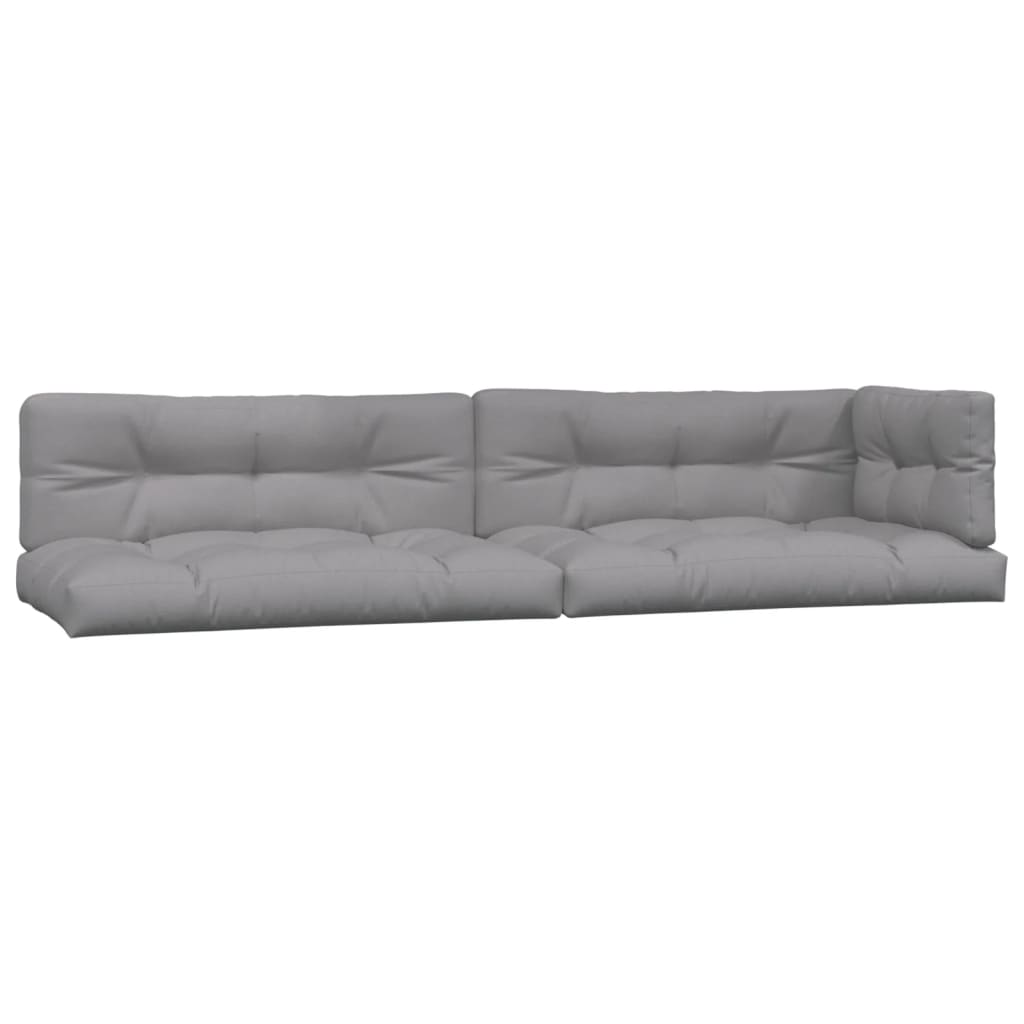 6-dijelni set vrtnih sofa od paleta s jastucima od drva bagrema