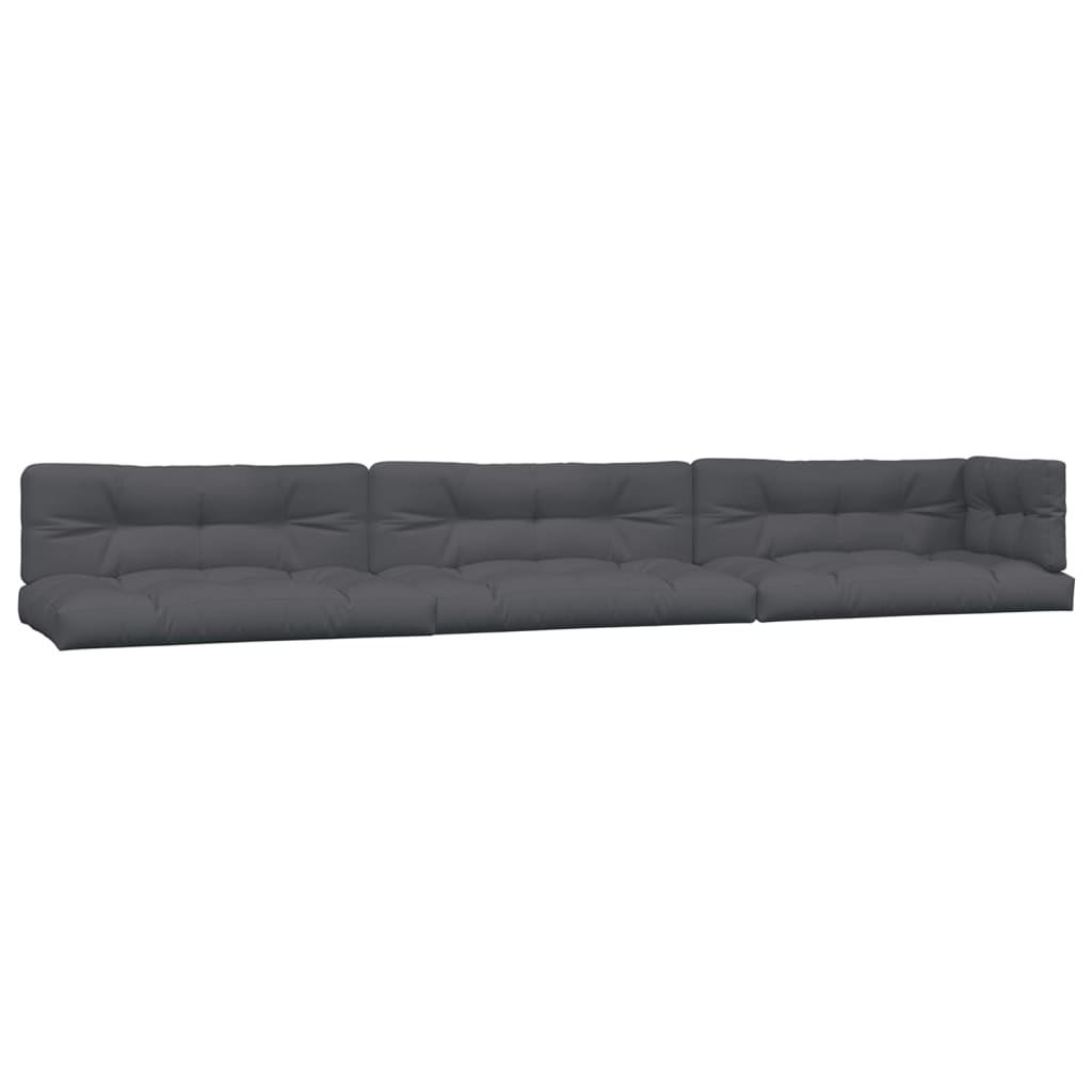 6-dijelni set vrtnih sofa od paleta s jastucima od drva bagrema