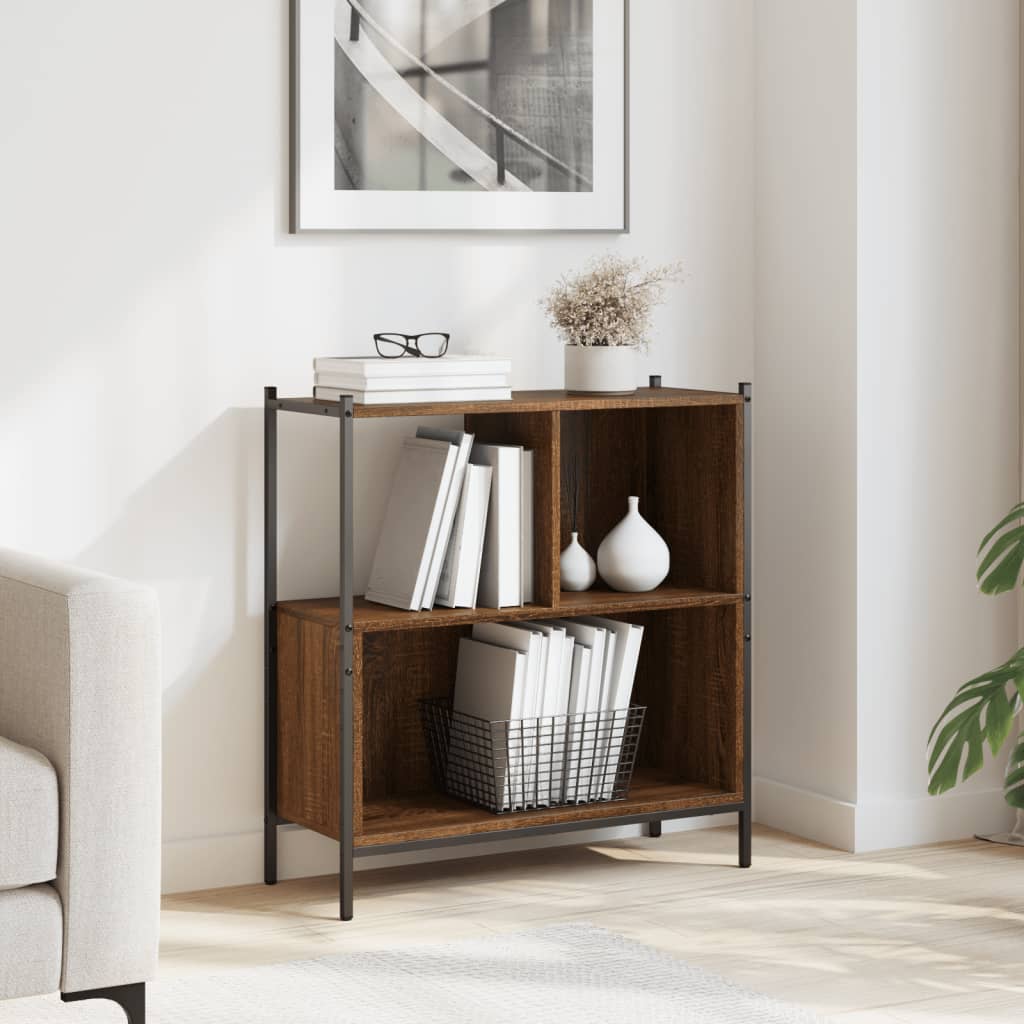 Regal za knjige boja hrasta 72x28x77,5 cm od konstruiranog drva
