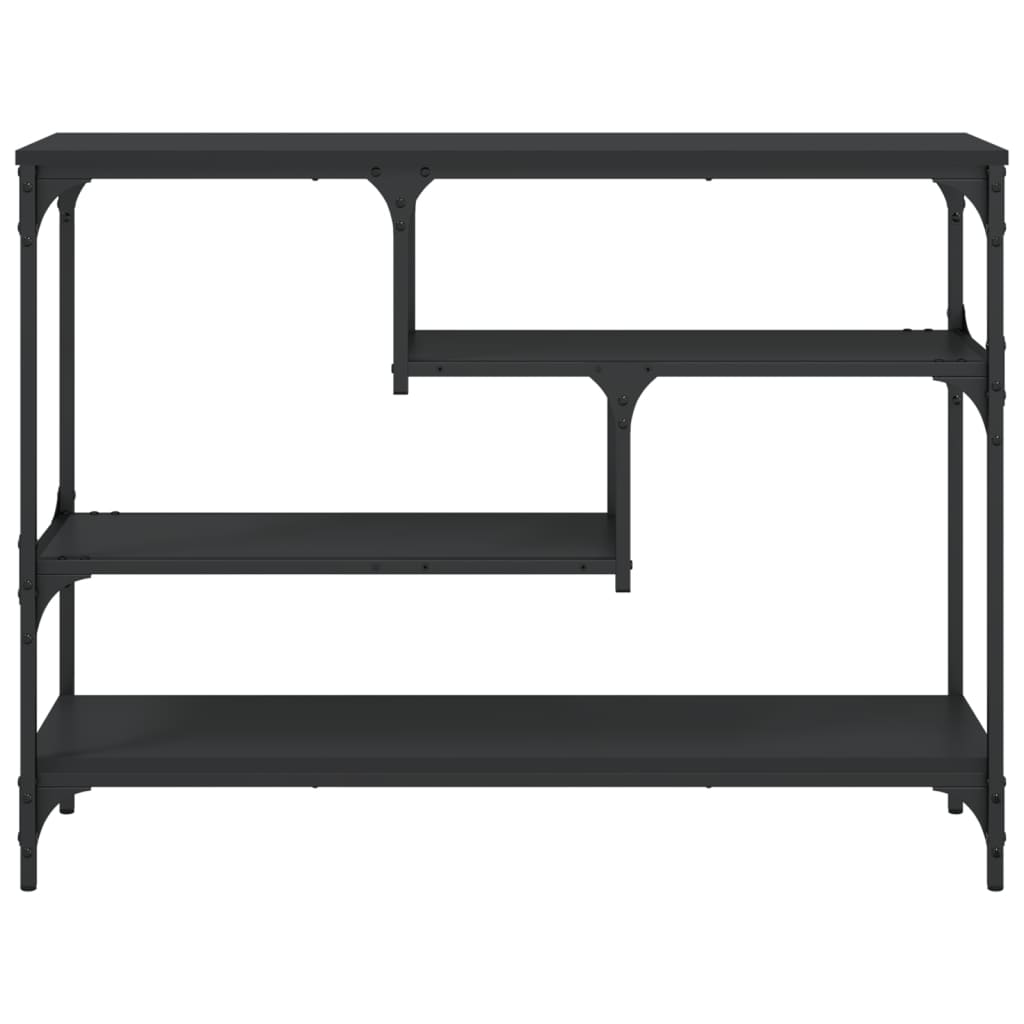 Konzolni stol crni 100 x 30 x 75 cm od konstruiranog drva