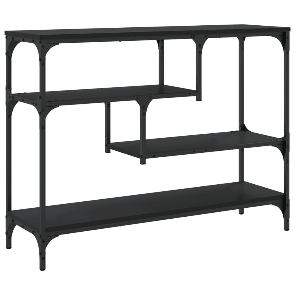 Konzolni stol crni 100 x 30 x 75 cm od konstruiranog drva