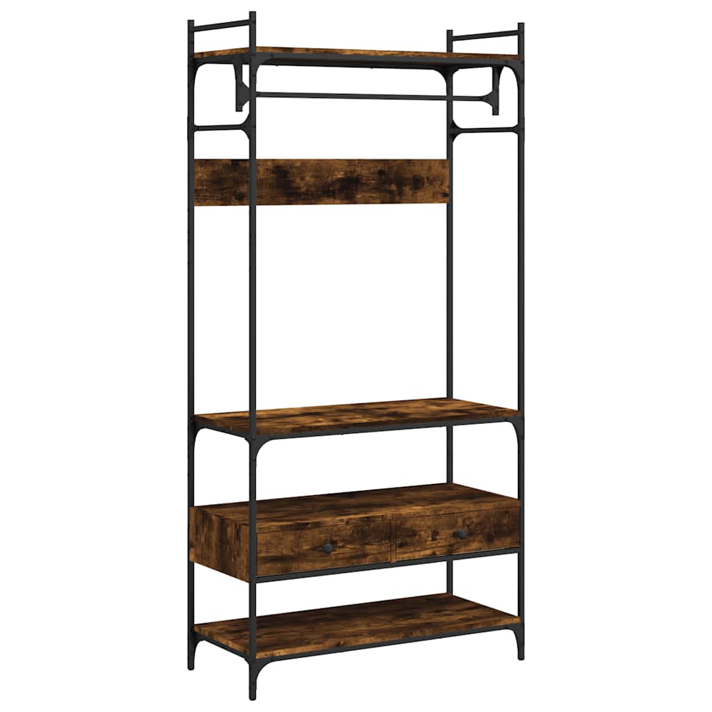Ormar s ladicama boja hrasta 89x39x184,5 cm konstruiranog drva