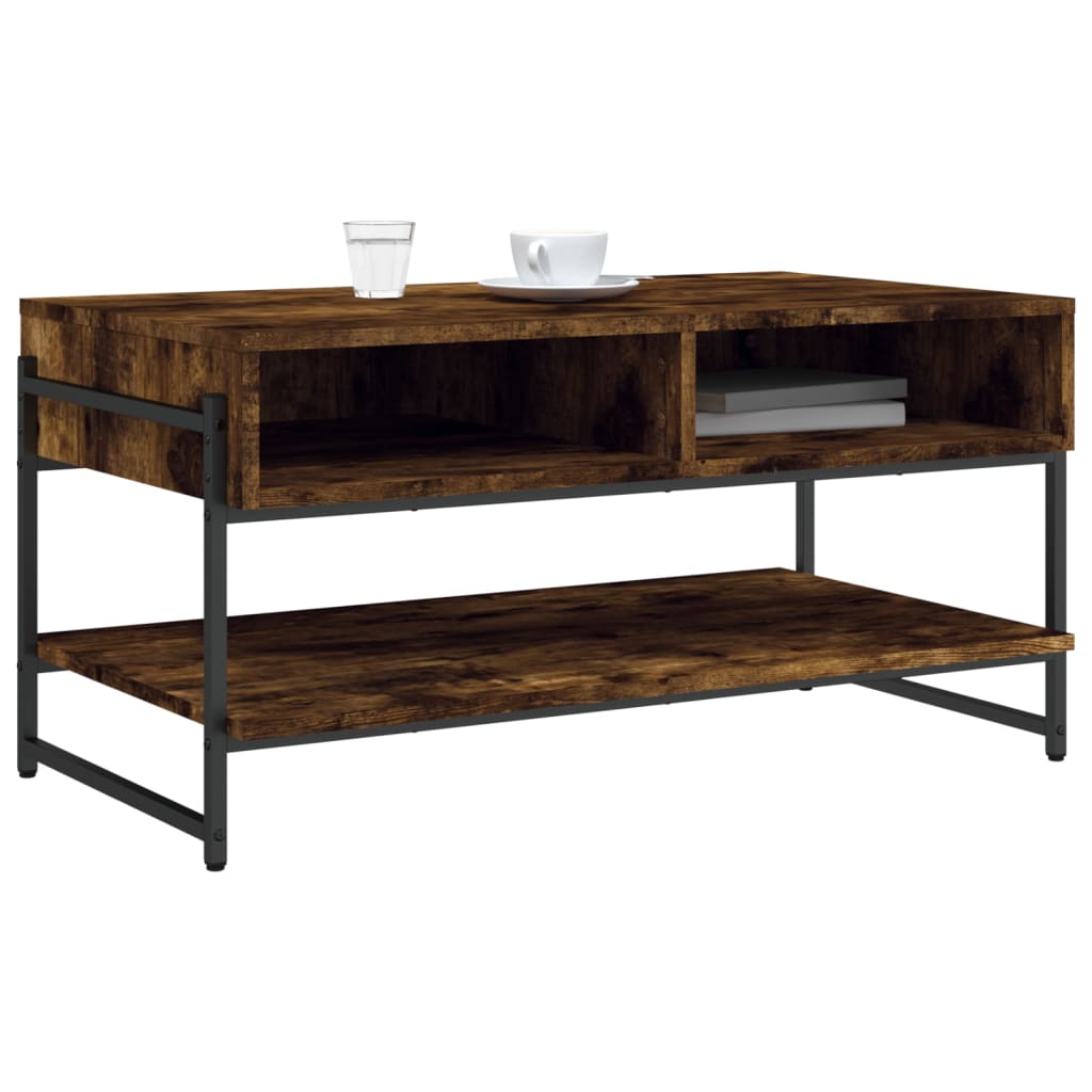 Stolić za kavu boja hrasta 90x50x45 cm konstruirano drvo