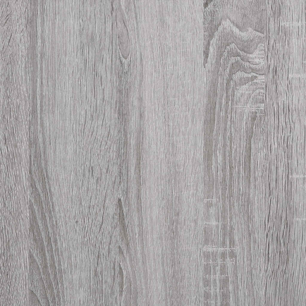 Klupa za cipele siva boja hrasta 70x42,5x50cm konstruirano drvo