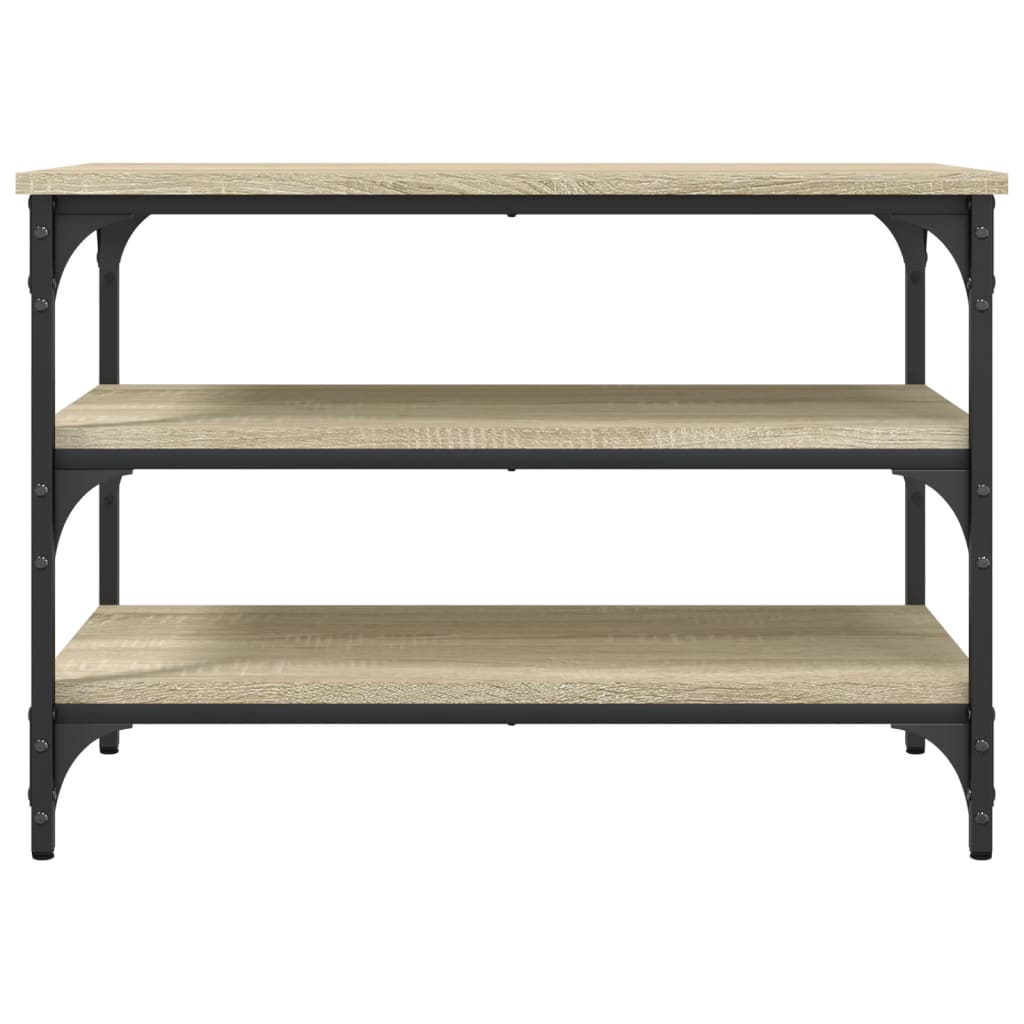 Klupa za cipele boja hrasta 70x38,5x49 cm od konstruiranog drva
