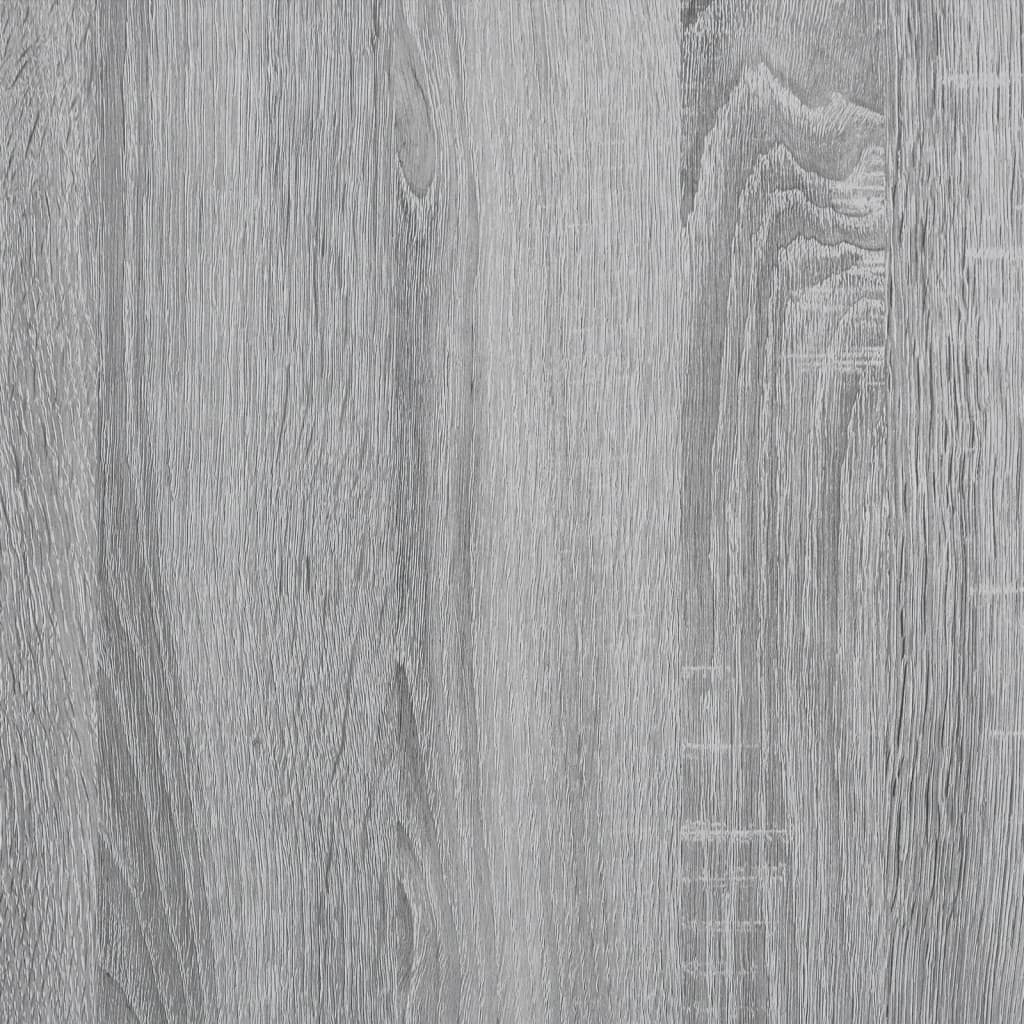 Klupa za cipele siva boja hrasta 70x38,5x49cm konstruirano drvo