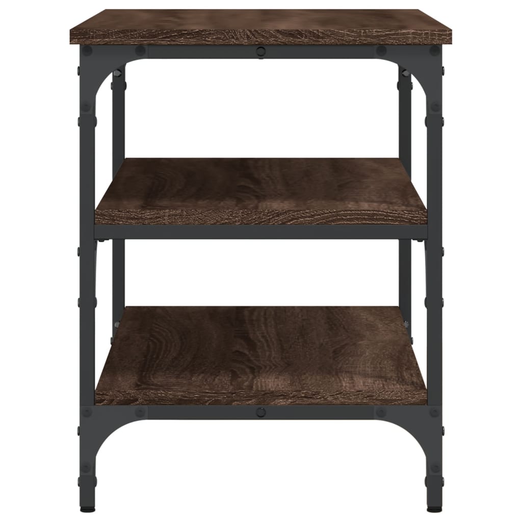 Klupa za cipele boja smeđeg hrasta 70x38,5x49 cm drvena