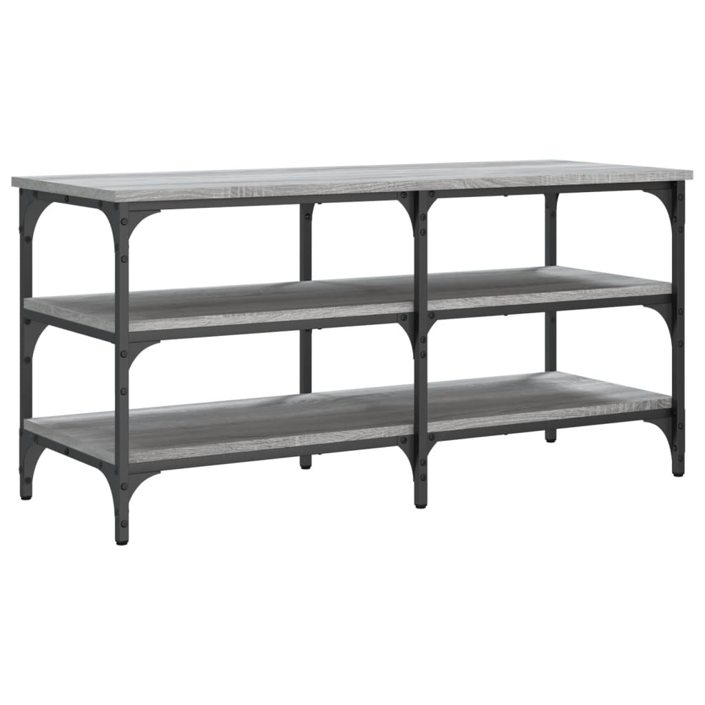 Klupa za cipele boja hrasta 100x38,5x49 cm konstruirano drvo