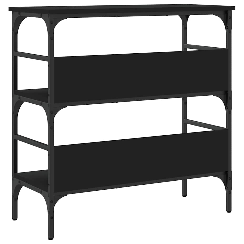 Konzolni stol smeđa boja hrasta 75x32x75 cm konstruirano drvo