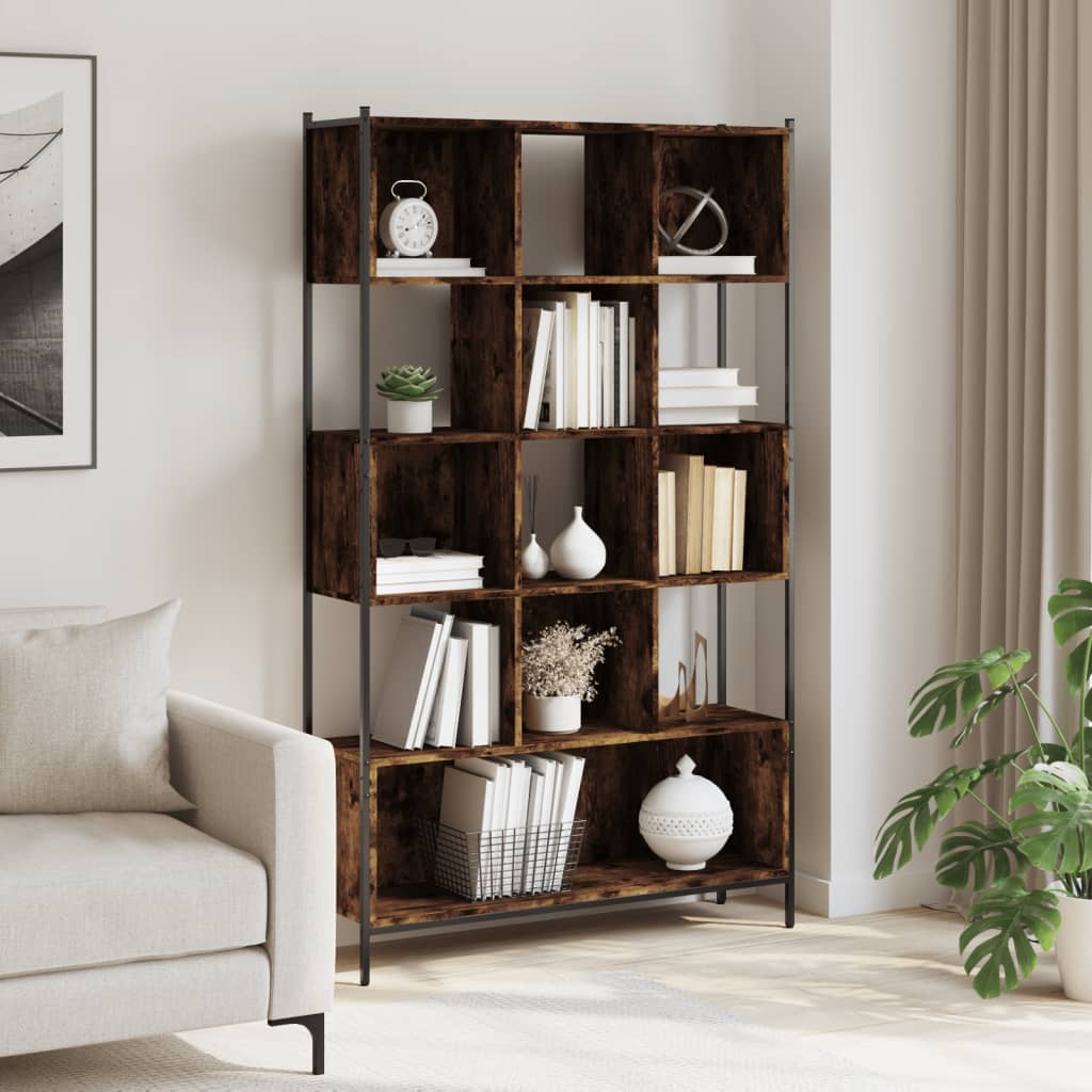 Regal za knjige boja hrasta 102x28x172 cm konstruirano drvo