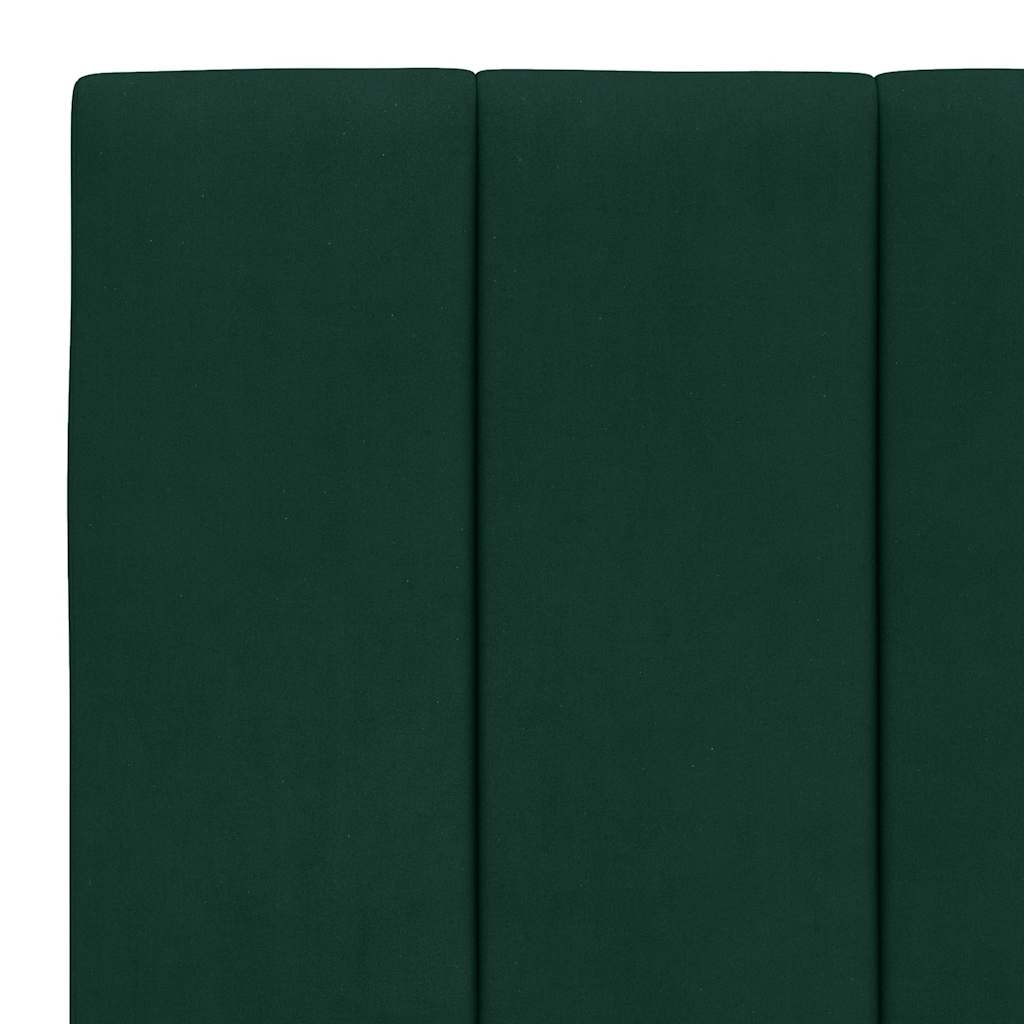 Okvir za krevet bez madraca Hanko tamnozeleni 90x200 cm baršunasti