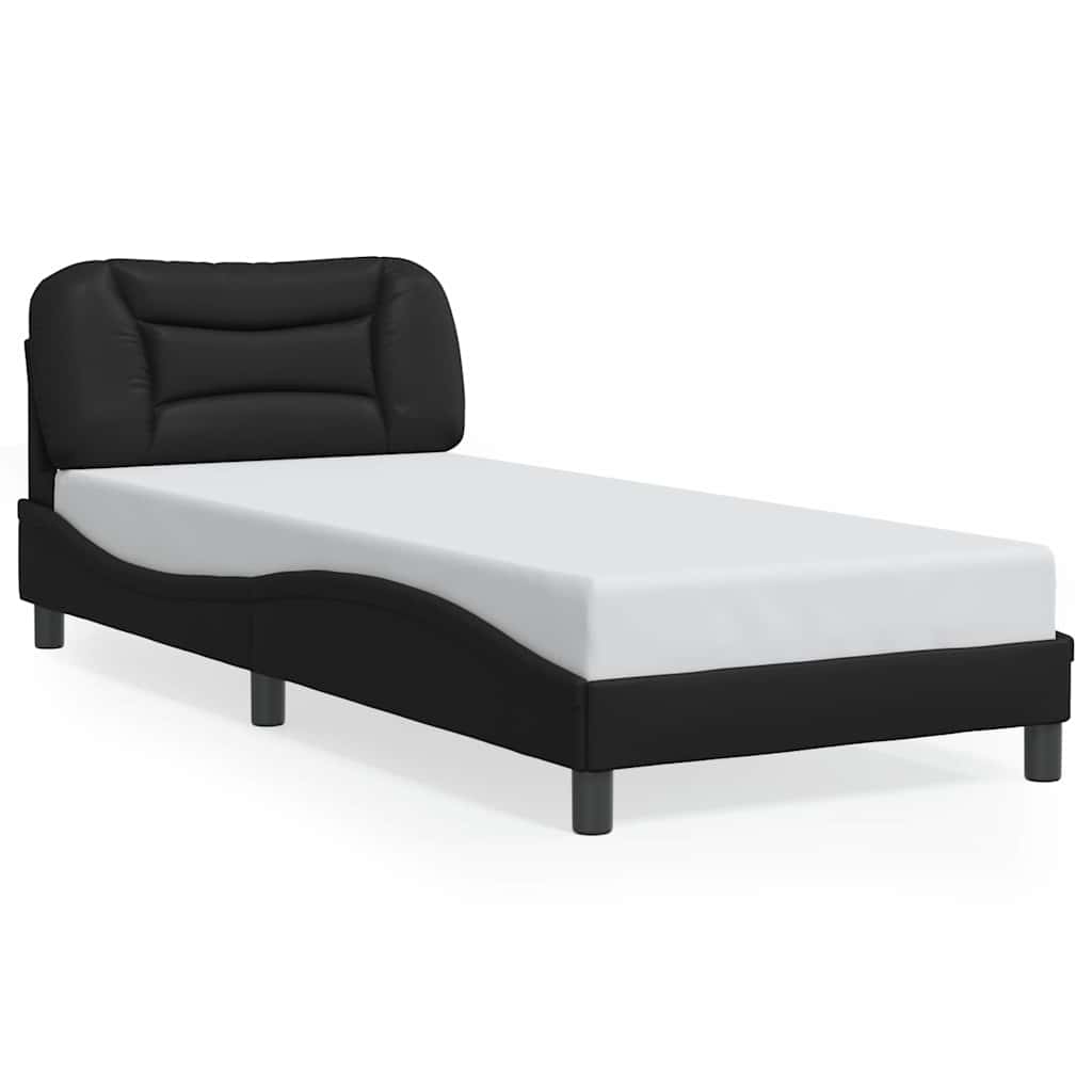 Okvir za krevet bez madraca Hvar crni 90x200 cm od umjetne kože