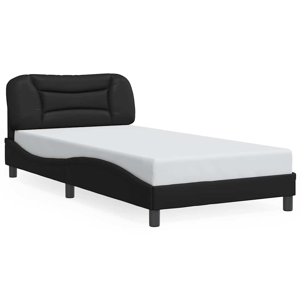 Okvir za krevet bez madraca Hvar crni 100x200 cm od umjetne kože