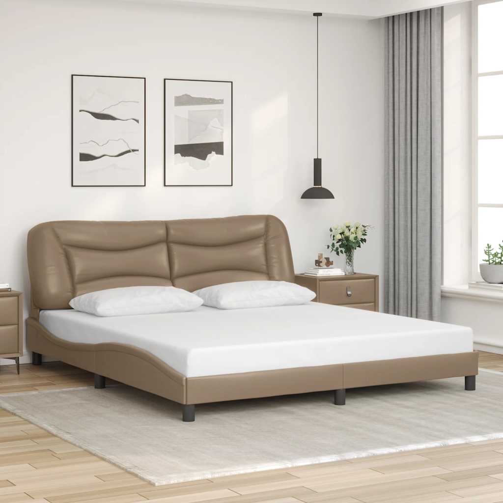 Okvir za krevet bez madraca Hvar cappuccina 180x200 cm umjetne koža