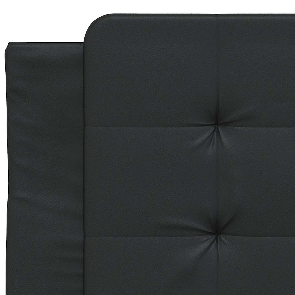 Okvir za krevet bez madraca Zadar crni 100x200 cm od umjetne kože