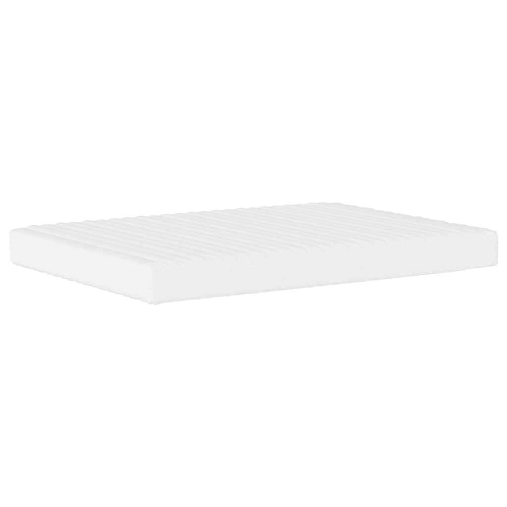 Krevet s madracem Dover ružičasti 120 x 200 cm baršunasti