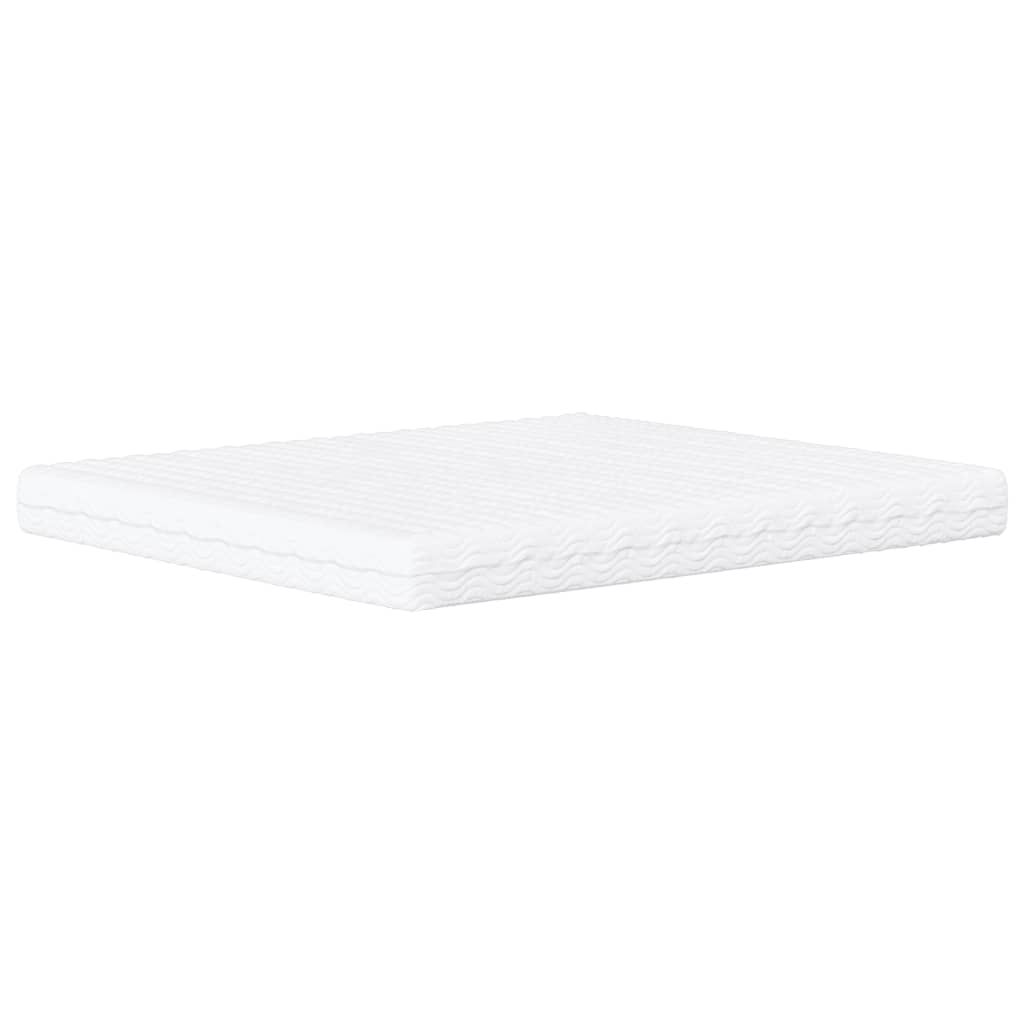 Krevet s madracem Dover svjetlosivi 180x200 cm baršunasti
