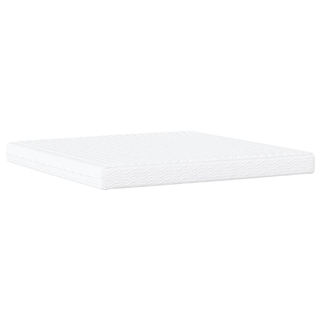 Krevet s madracem Dover plavi 200 x 200 cm od tkanine