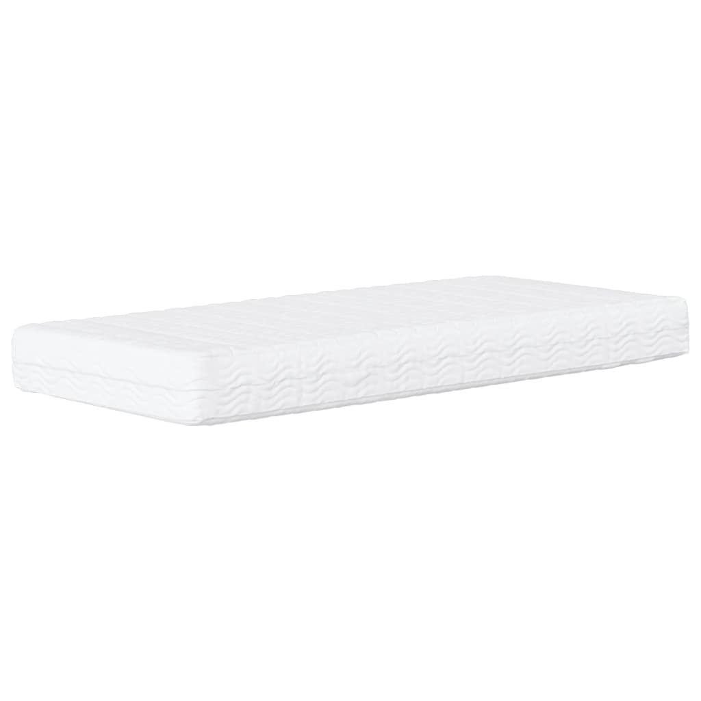 Krevet s madracem Hanko crni 80 x 200 cm baršunasti