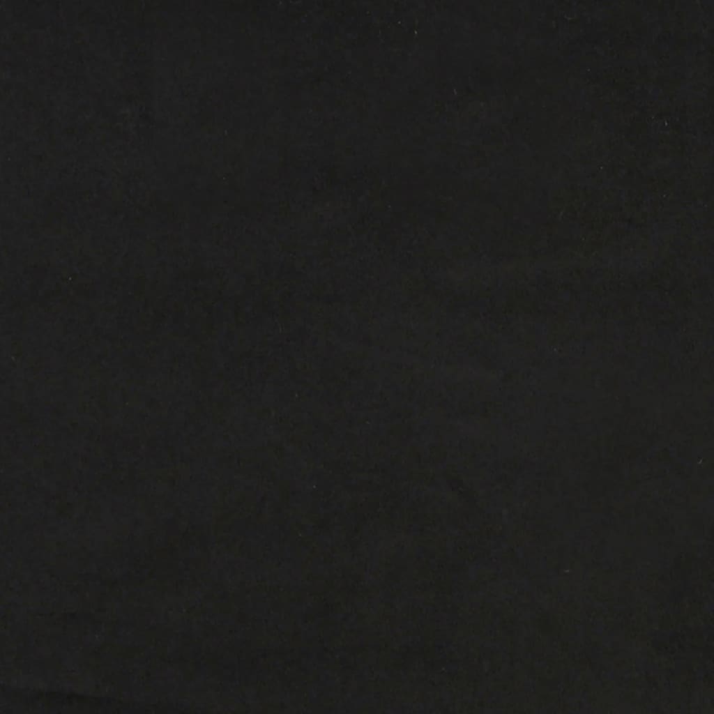Krevet s madracem Hanko crni 80 x 200 cm baršunasti