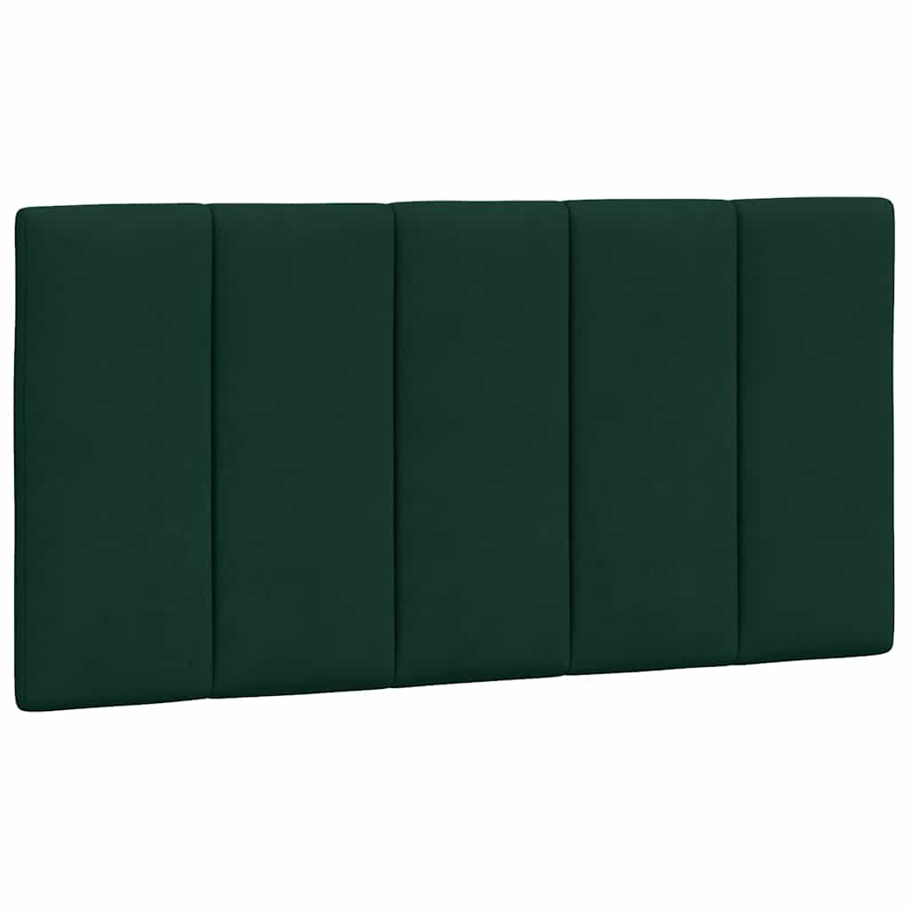 Krevet s madracem Hanko tamnozeleni 100x200 cm baršunasti