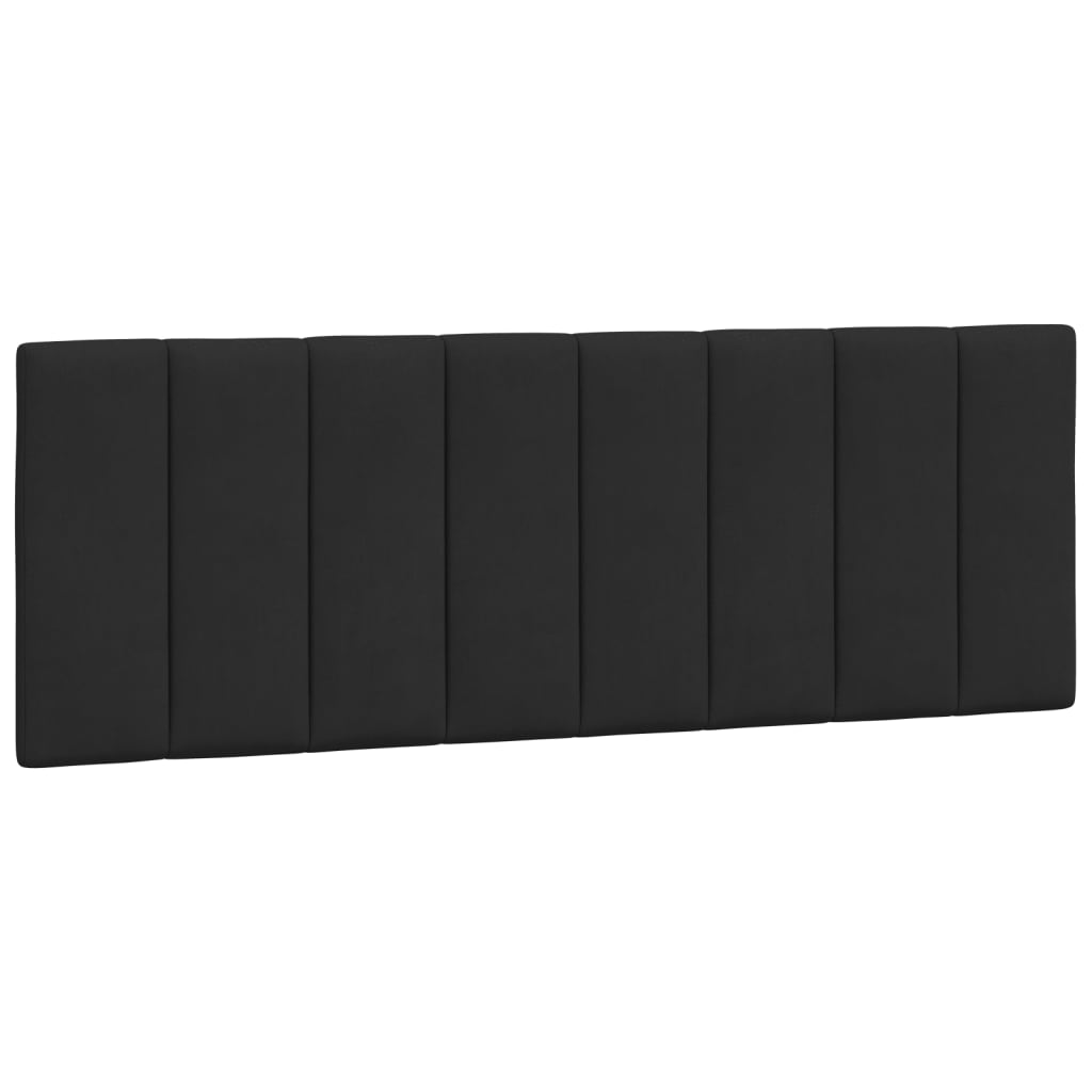 Krevet s madracem Hanko crni 140x200 cm baršunasti