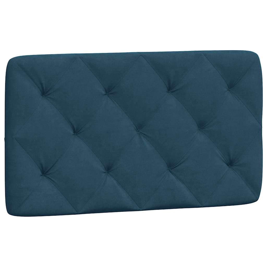 Krevet s madracem plavi 90x190 cm baršunasti