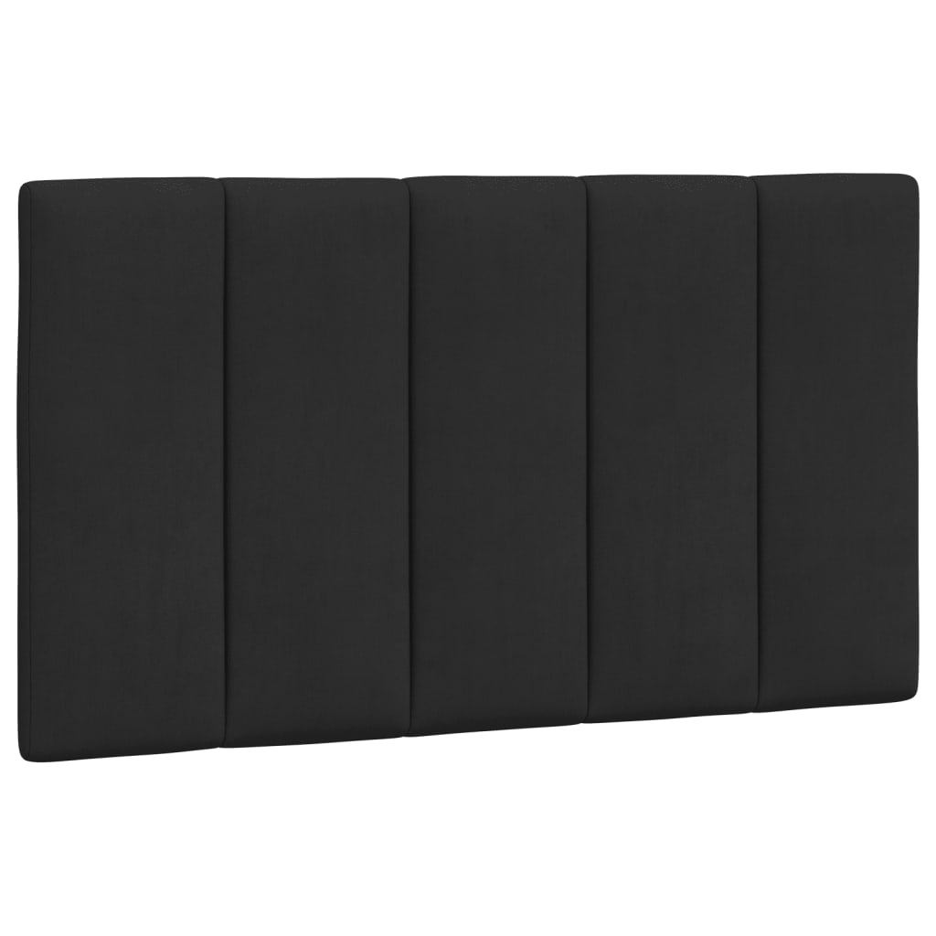 Okvir kreveta s LED-om bez madraca Hanko crni 90 x 190 cm baršunasti