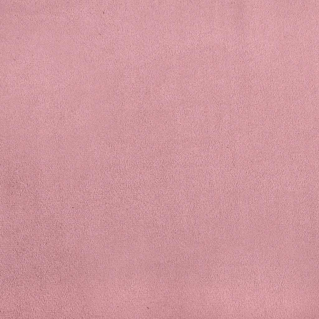 Okvir kreveta s LED-om bez madraca ružičasti 90 x 200 cm baršunasti