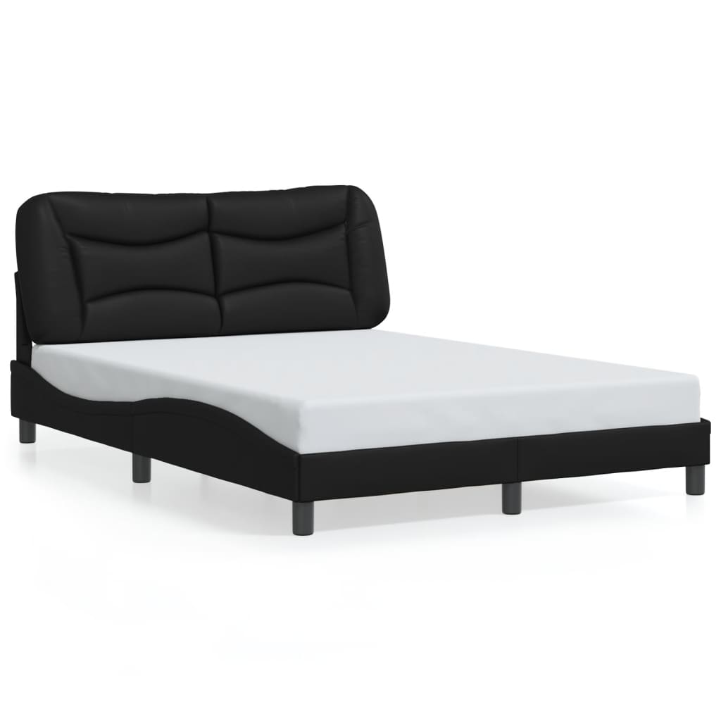 Okvir kreveta s LED-om bez madraca Hvar crni 140x190 cm