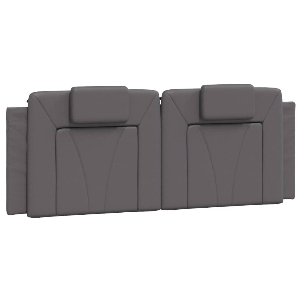 Okvir kreveta Viana s LED-om bez madraca sivi 140 x 190 cm
