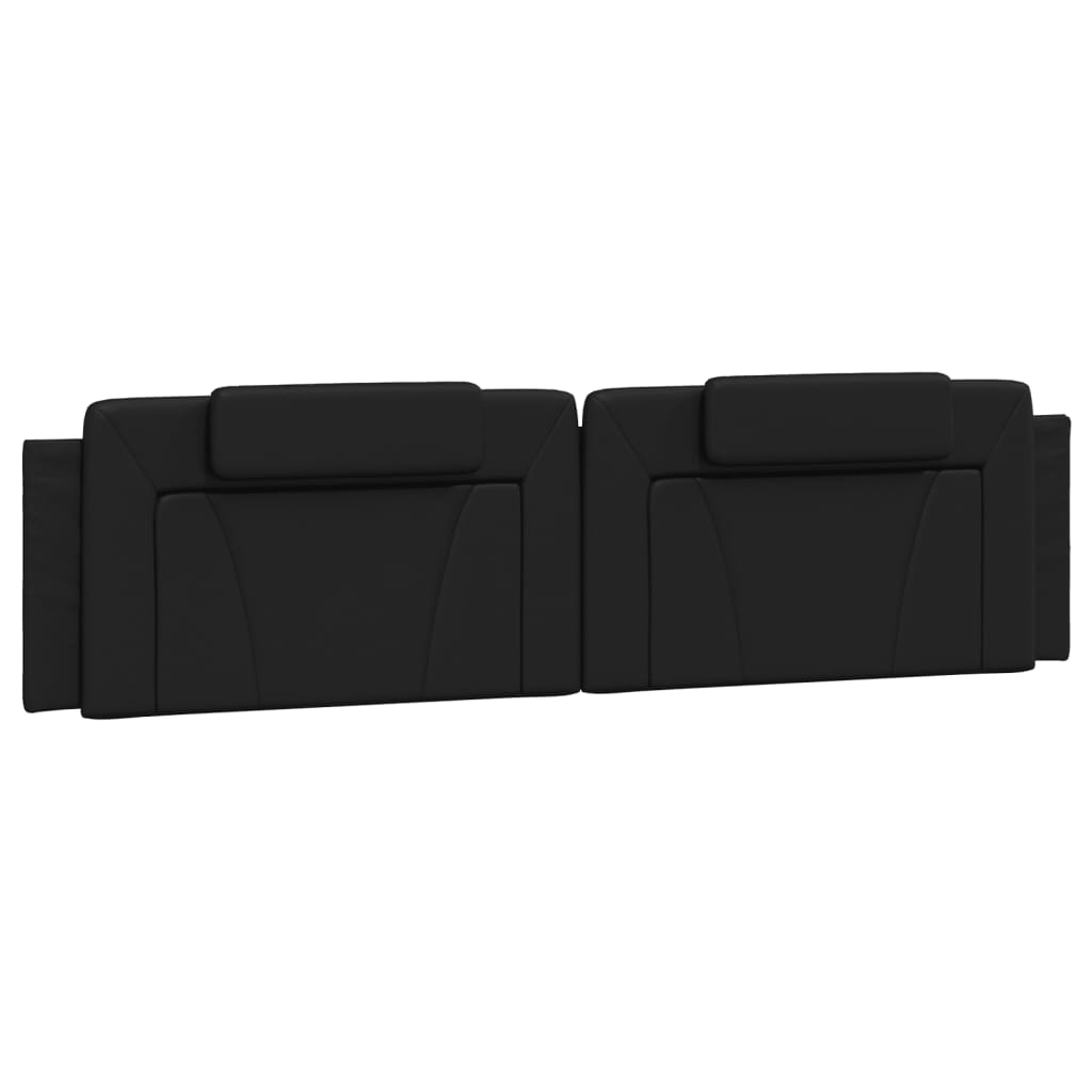 Okvir kreveta Viana s LED-om bez madraca crni 200 x 200 cm