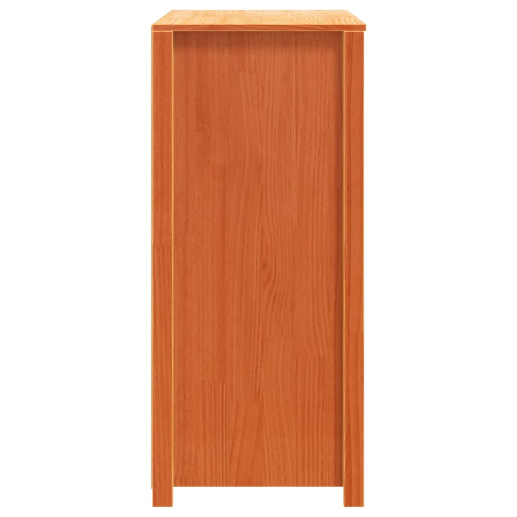 Bočni ormarić voštano smeđi 100x40x90 cm od masivne borovine