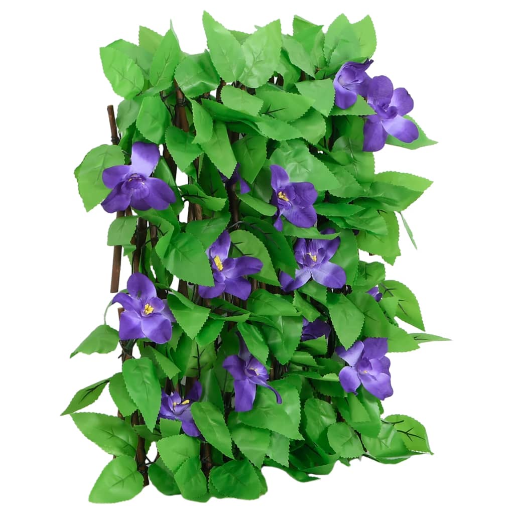 Proširiva rešetka od umjetnog bršljana 5 kom zelena 180 x 20 cm