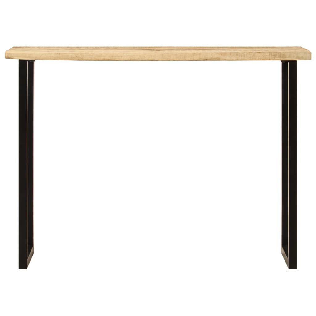 Konzolni stol sa živim rubom 105x33x76 cm masivno drvo manga