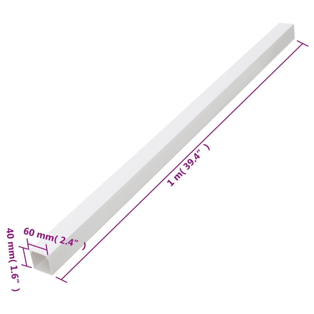 Kanalice za kabele 60 x 40 mm 30 m PVC