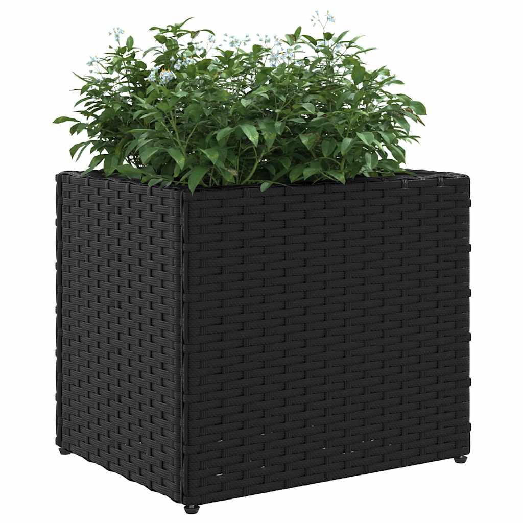 Vrtne sadilice 2 kom crna 36 x 30 x 32 cm od poliratana